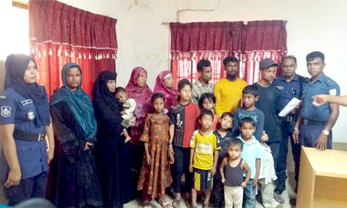 মৌলভীবাজারে শিশুসহ ১৮ জন রোহিঙ্গা আটক