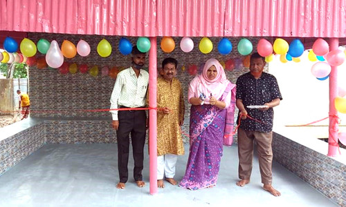 কাপ্তাই বিদ্যুৎ কেন্দ্র এলাকায় রাস্তা ও যাত্রী ছাউনী উদ্বোধন