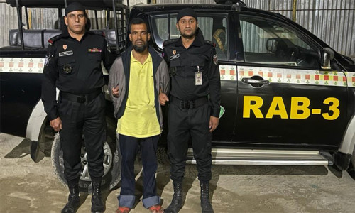 র‌্যাব-৩ এর অভিযানে যাবজ্জীবন সাজাপ্রাপ্ত পলাতক আসামী গ্রেফতার