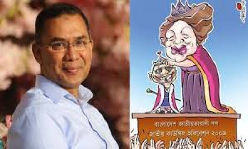 ফেসবুক পোস্টে নিজের কার্টুন জুড়ে দিয়ে গণমাধ্যমের স্বাধীনতা চাইলেন তারেক রহমান