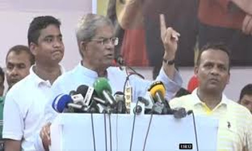 দেশের ১৮ কোটি মানুষ আওয়ামী লীগকে দেখতে চায় না: মির্জা ফখরুল